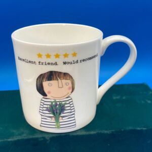 "Excellent Friend Would recommend" Rosie Made a thing bone china coffee mug